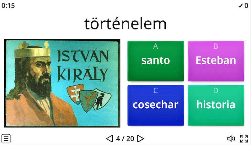 Államalapításunk ünnepére, Augusztus 20-ra készítettünk egy játékot